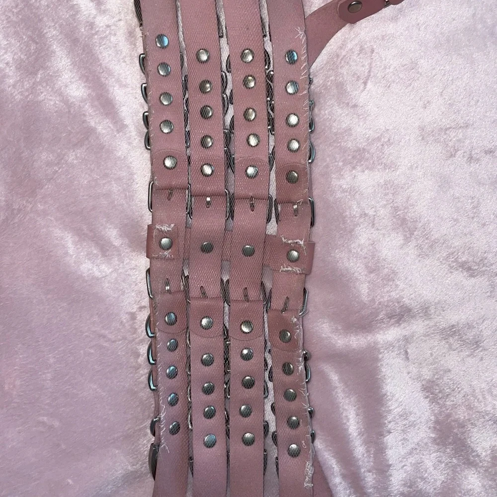 Pink strappy harness set - Picture 4 of 4